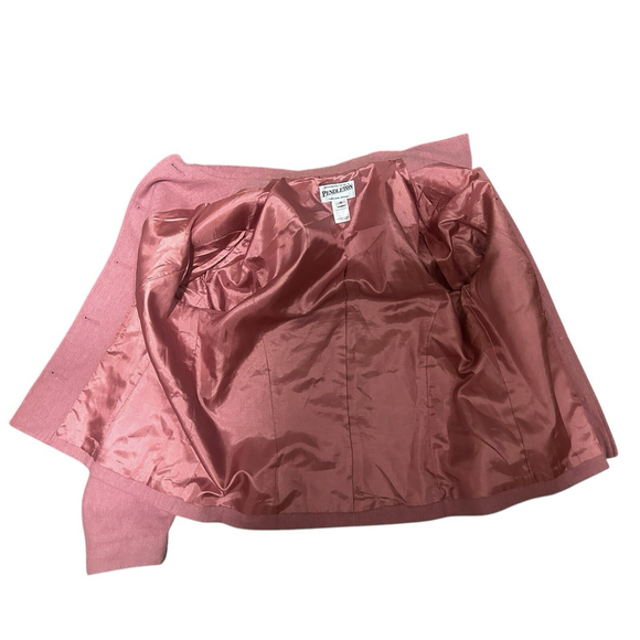 Vintage Pendleton Blazer Jacket Womens 10‎ Pink Button Front Virgin Wool Lined - Picture 4 of 9